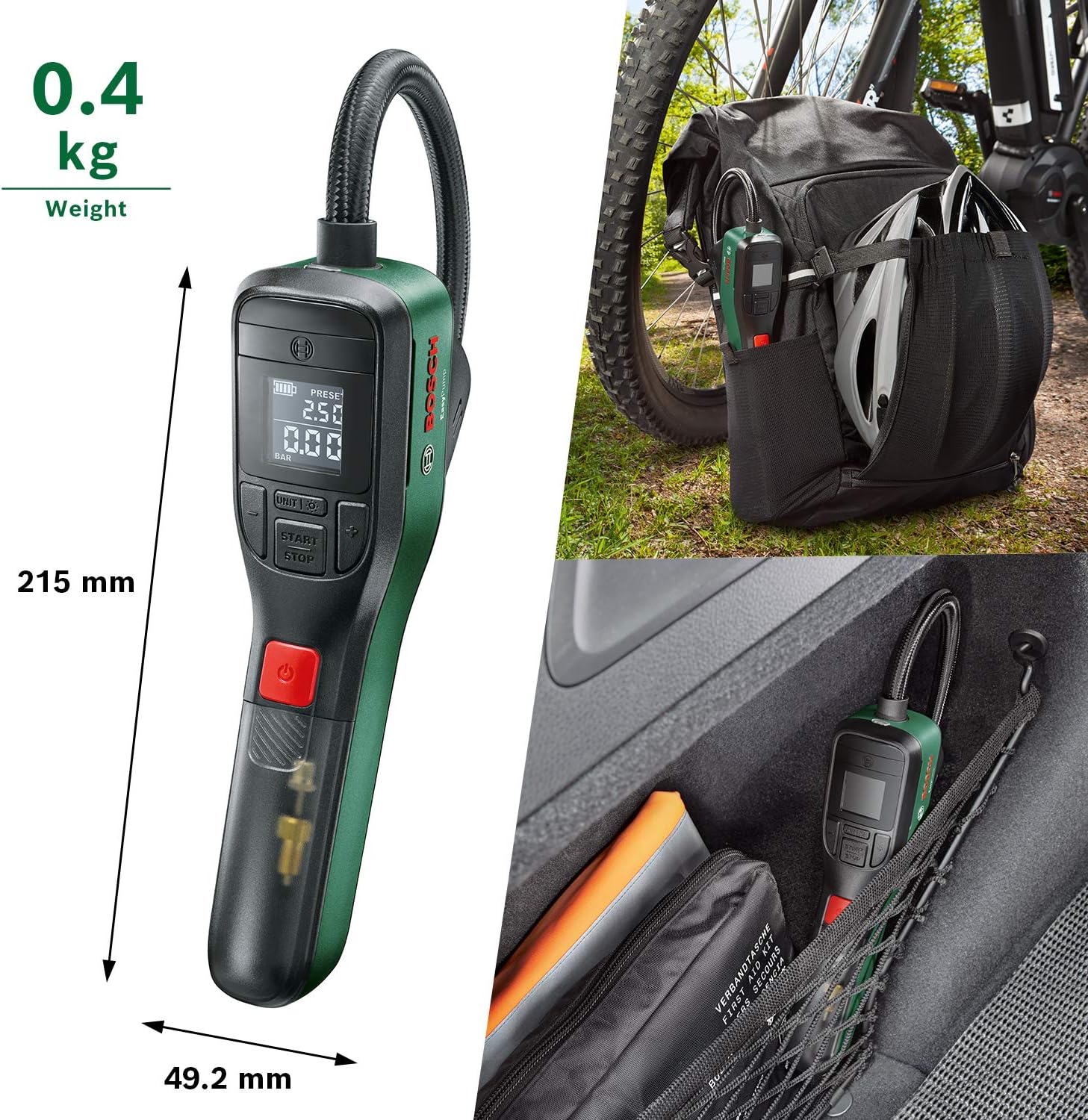 Mini compresor cu pompa de aer electrică Bosch EasyPump