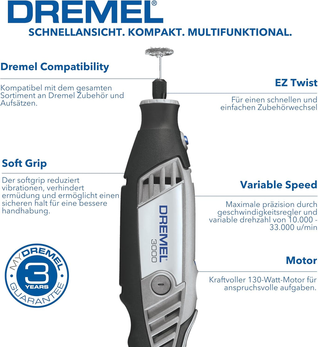 Unealta multifunctionala, Dremel 3000, 130 W