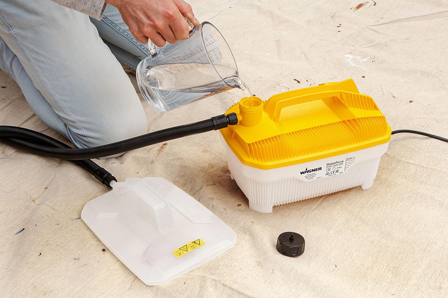Decapant pentru tapet WAGNER SteamForce Plus, rezervor de 4 l