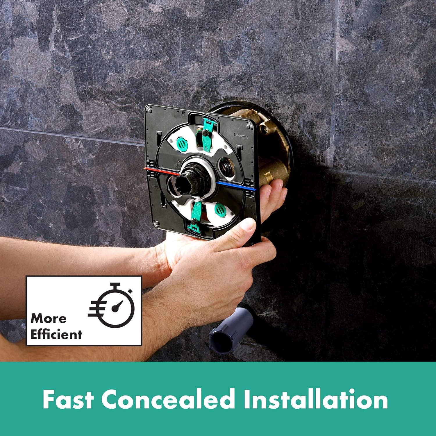 Hansgrohe DuoTurn S - baterie duș încastrată cu 2 funcții, 75418670