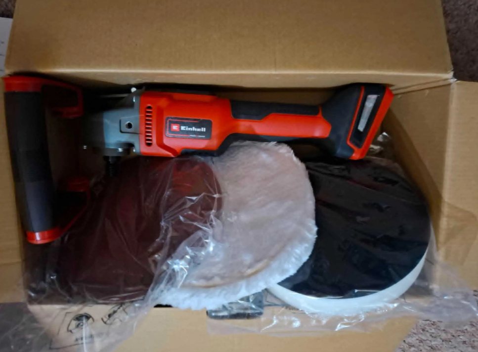 Mașină de șlefuit/polizor fără fir Einhell CE-CP 18/180 Li E-Solo Power X-Change