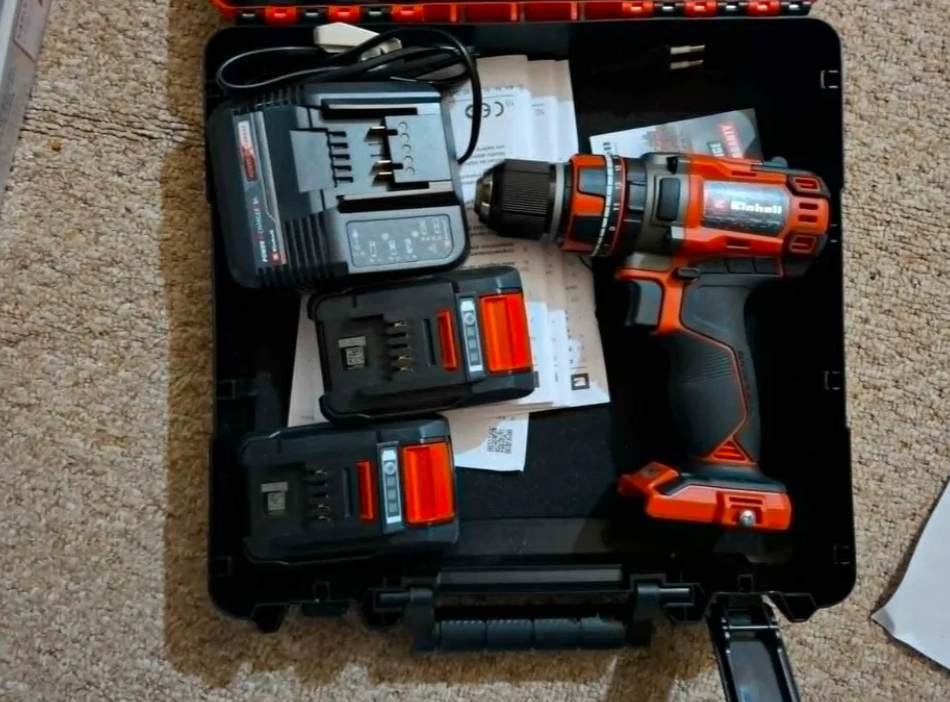 Mașină de găurit cu impact fără fir Einhell Professional TP-CD 18/50 Li-i BL Kit Power X-Change