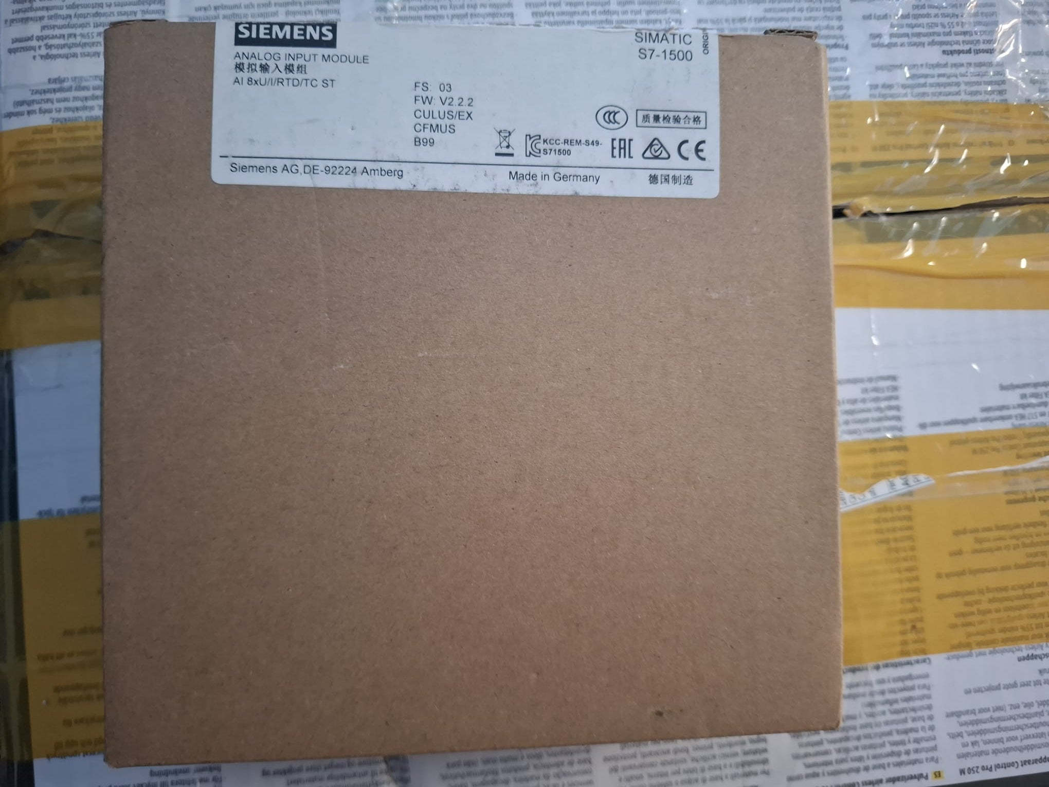 Modul de intrare analogică SIMATIC S7-1500 AI 8xU/I/RTD/TC ST