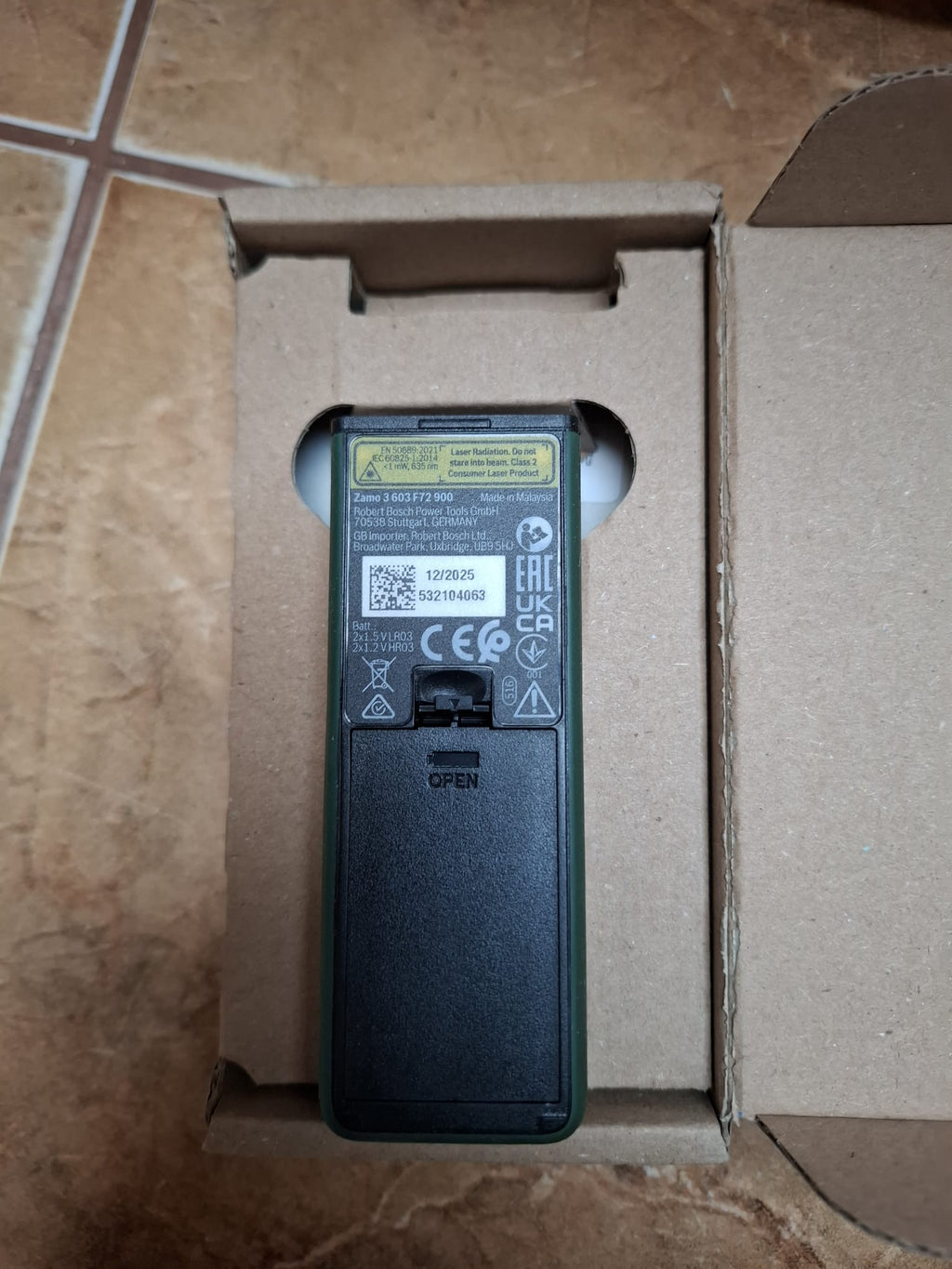 Telemetru digital cu laser Bosch zamo 3 603 f72 900