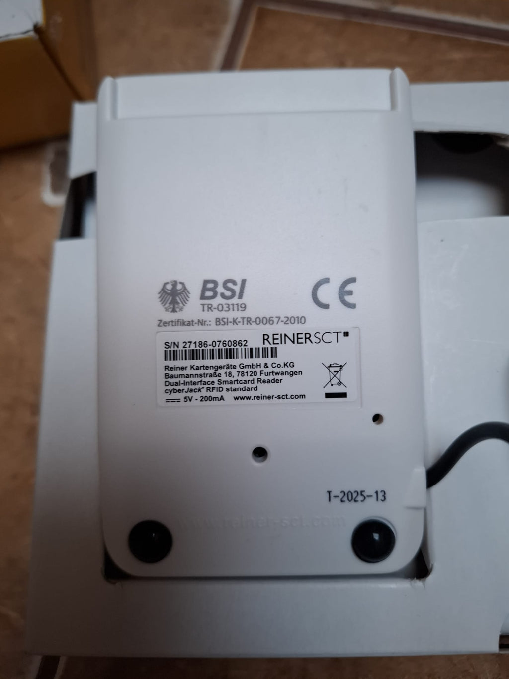 Cititor de carduri inteligente REINER SCT cyberJack RFID standard