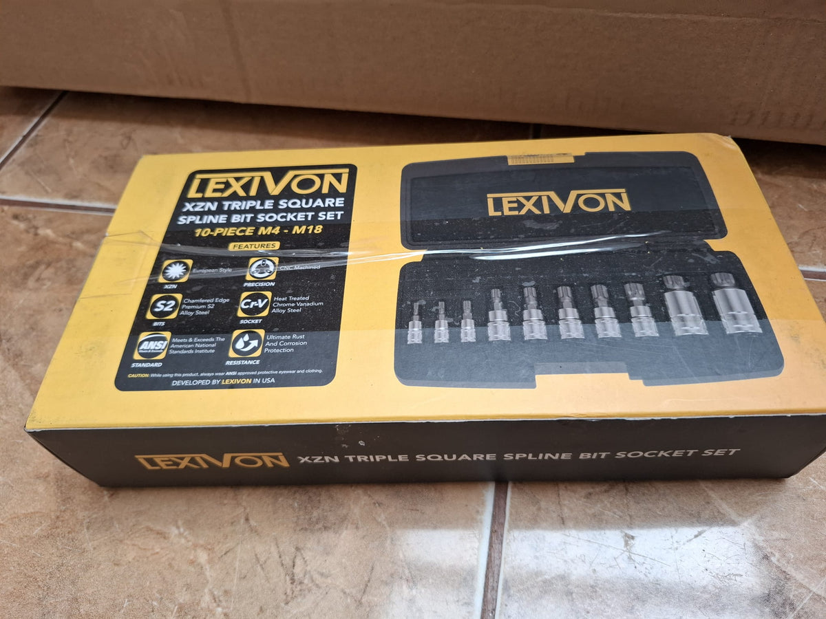 Set chei tubulare XZN spline Lexivon LX-145, 10 piese