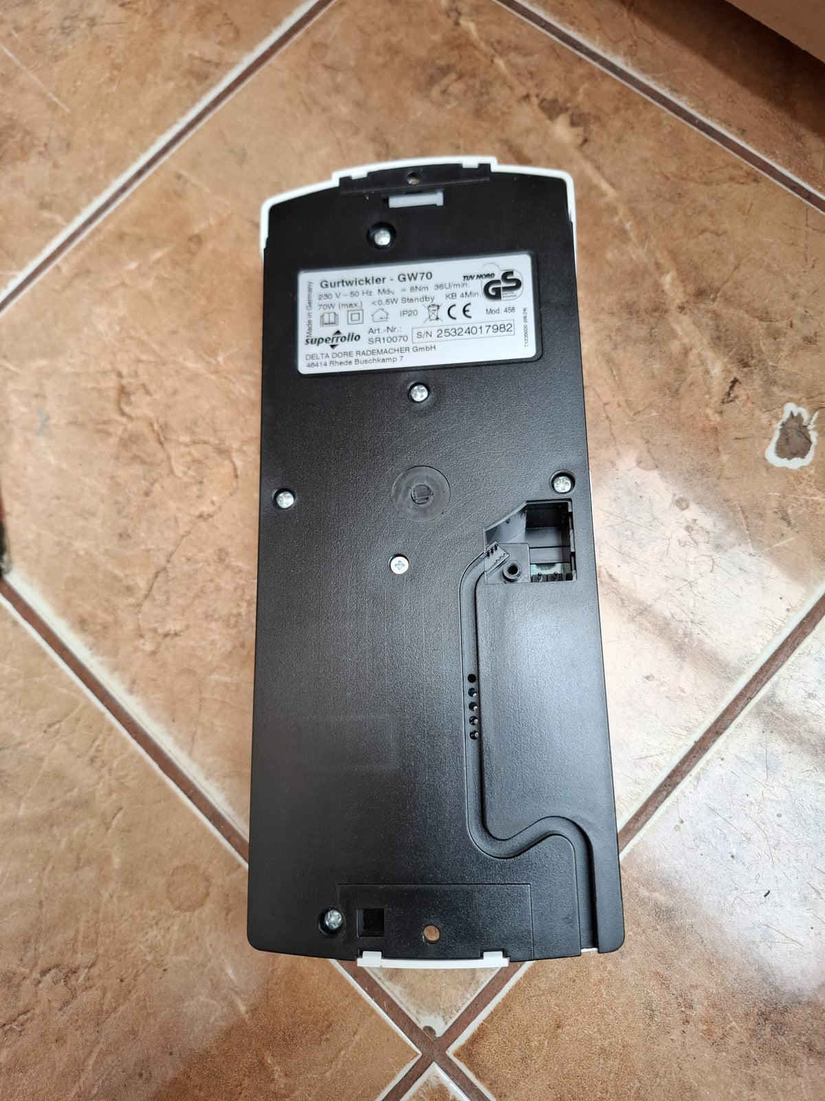 Motor electric aplicat pentru chingă rulou Superrollo GW70 (4051055000022)