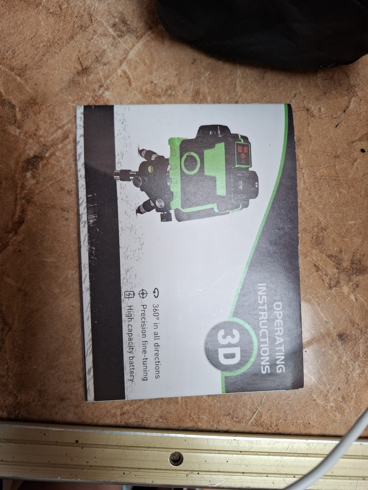 Nivelă laser 3D/4D cu linii verzi, auto-nivelare 360°