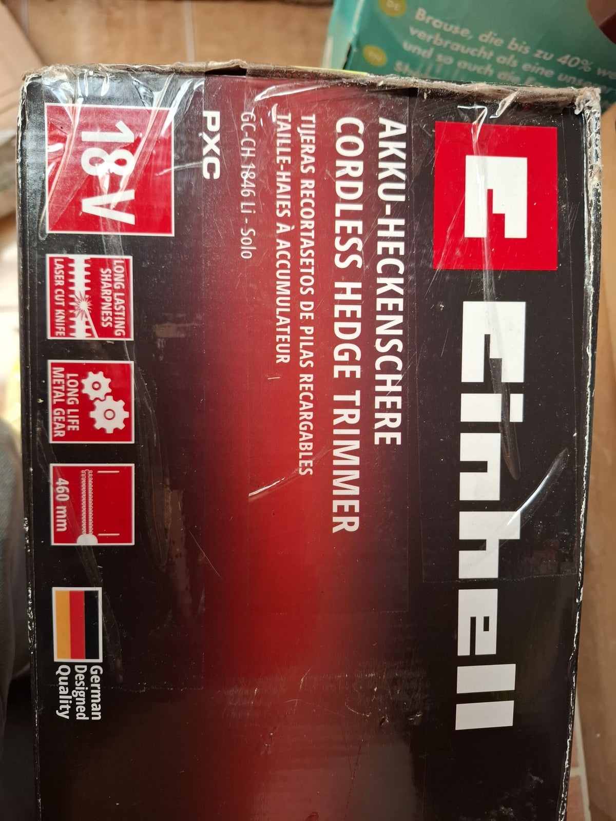 Foarfecă de tuns gard viu cu acumulator Einhell GC-CH 1846 Li-Solo