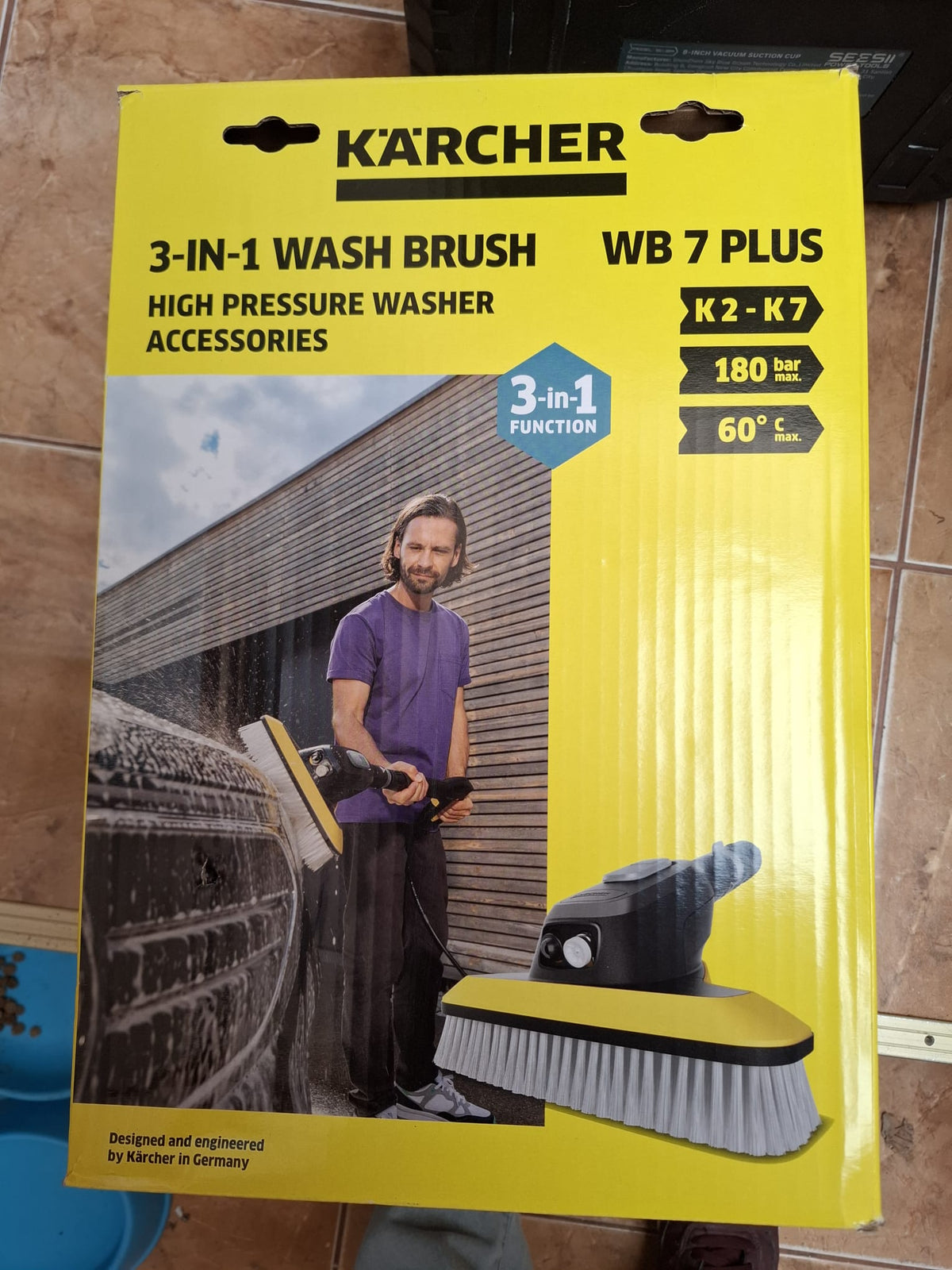 Perie de spălat 3-în-1 Karcher WB 7 Plus, 2.644-374.0