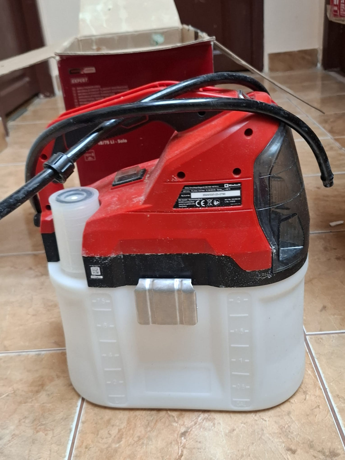 Pompa de stropit cu acumulator Einhell GE-WS 18/75 Li-Solo
