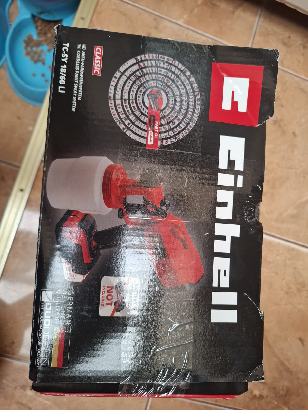 Pistol de vopsit cu acumulator Einhell TC-SY 18/60 Li-Solo (fără baterie)