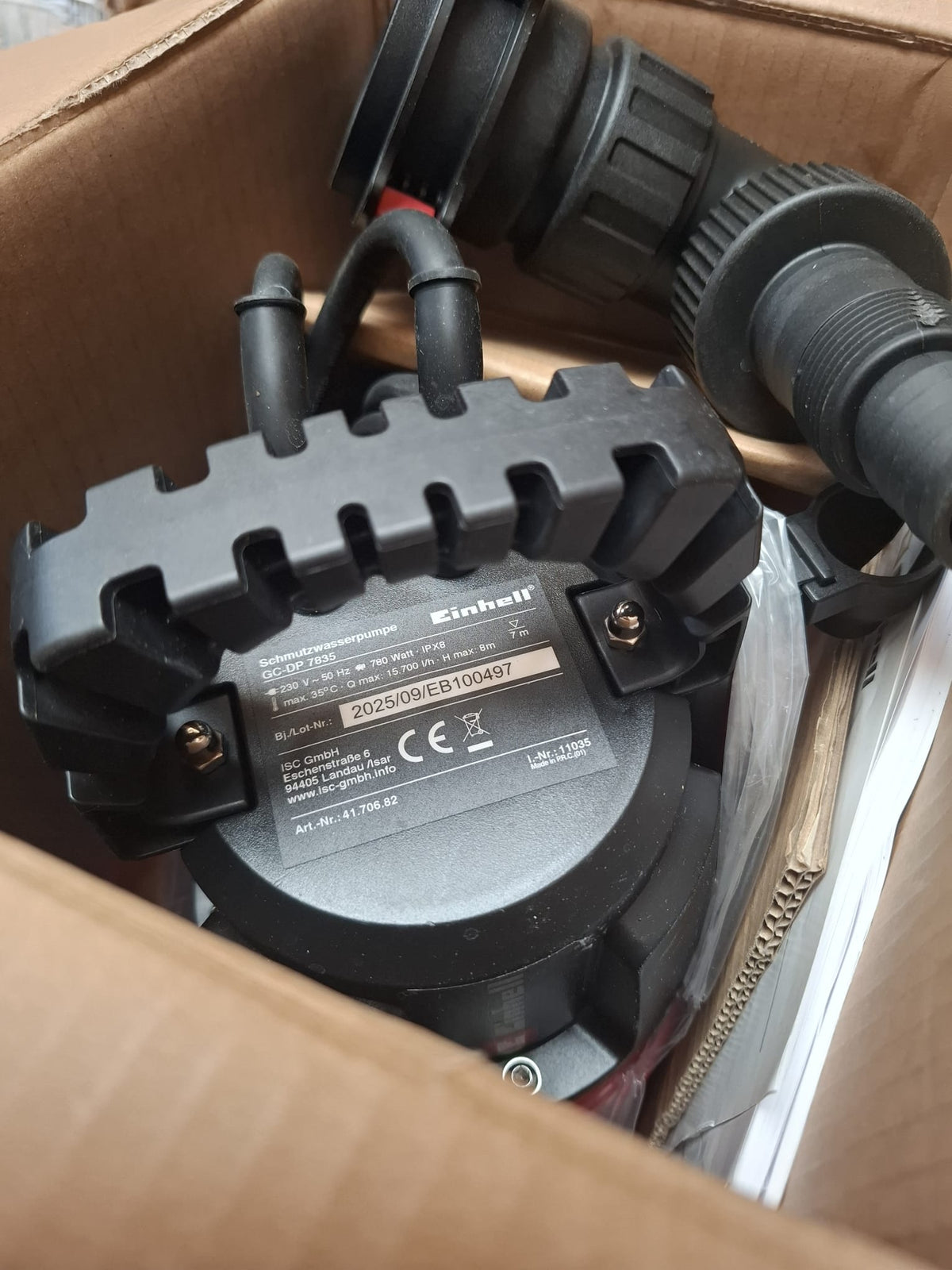 Pompă submersibilă pentru apă murdară Einhell GC-DP 7835, 780W