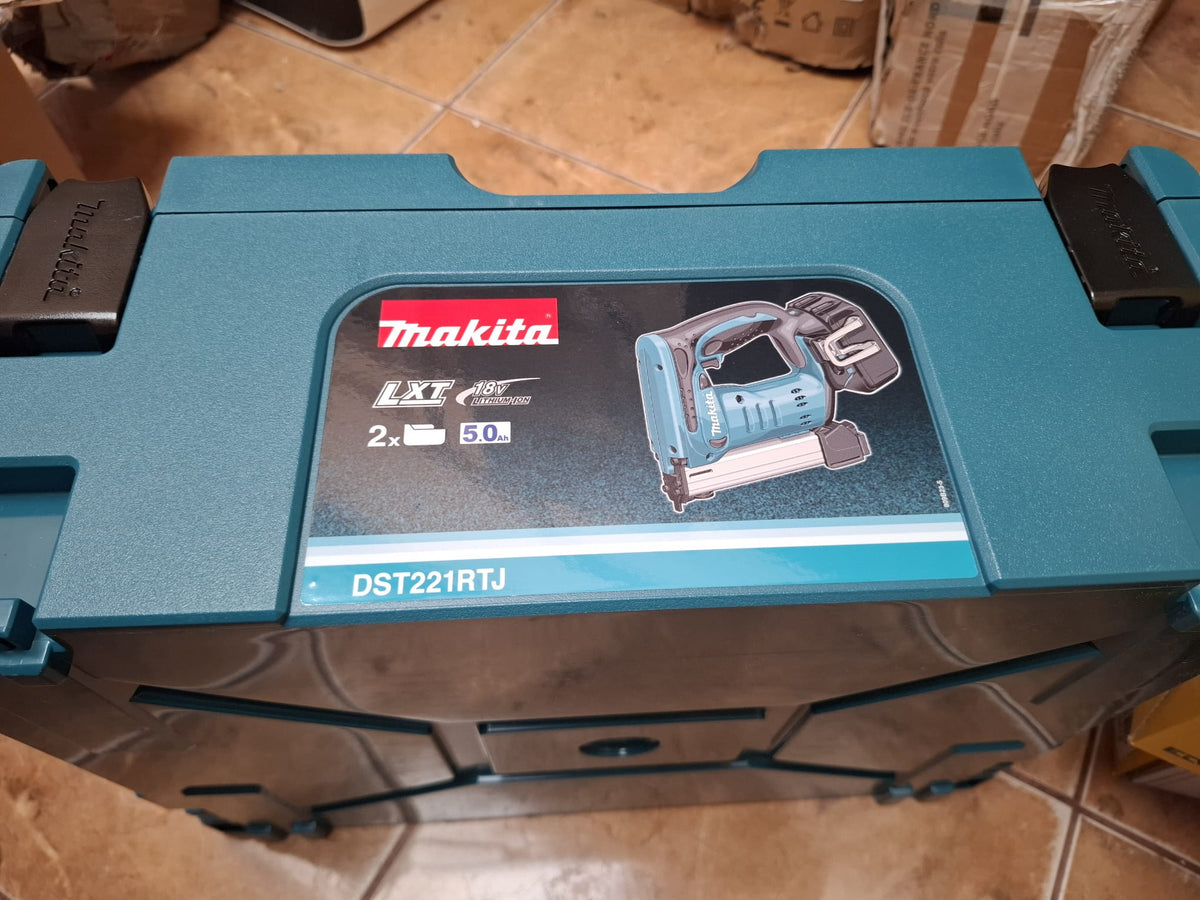 Capsator cu acumulator Makita DST221RTJ, 18V, 2x5.0Ah, MAKPAC