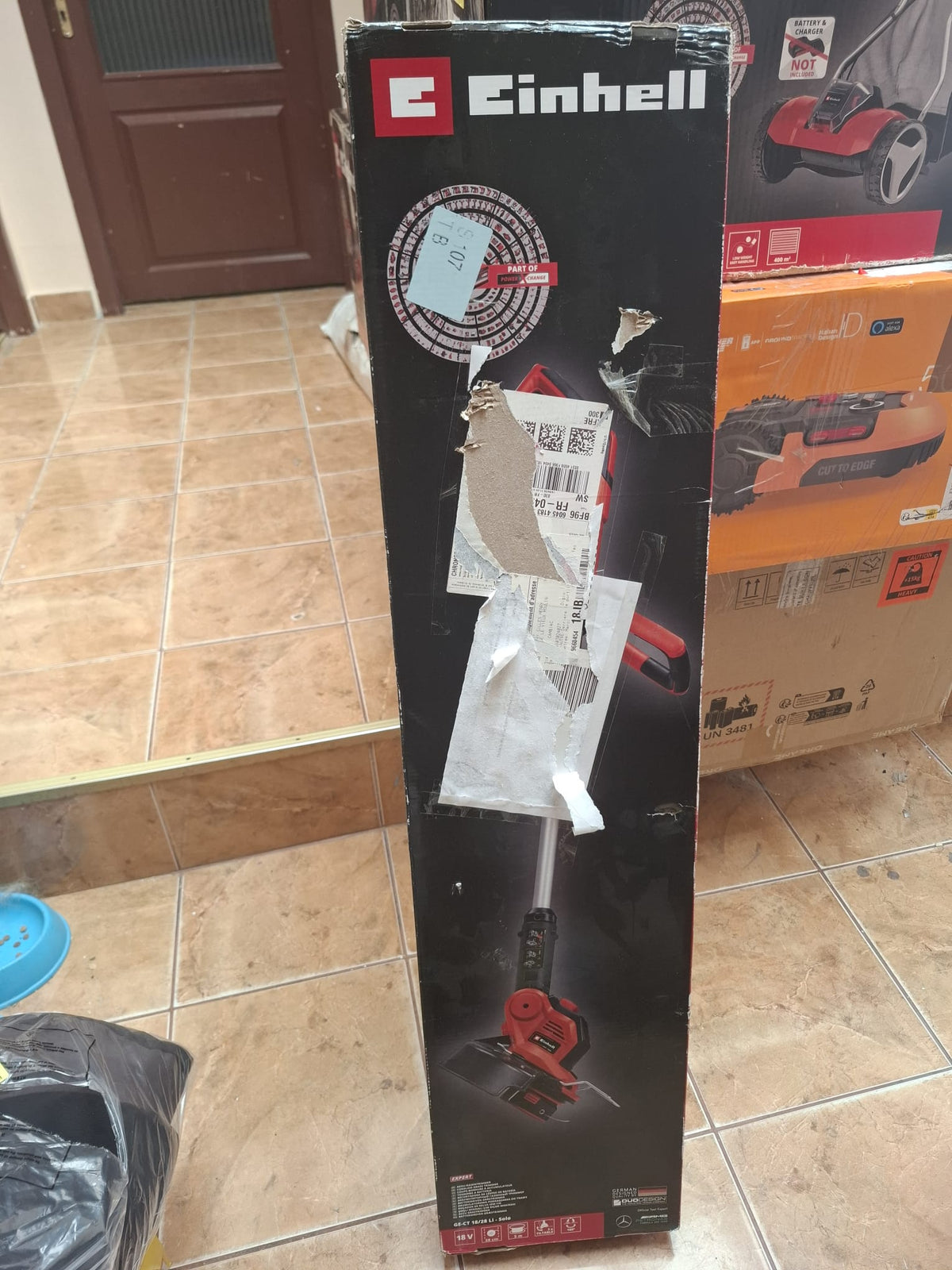 Trimmer pentru gazon cu acumulator Einhell GE-CT 18/28 Li-Solo