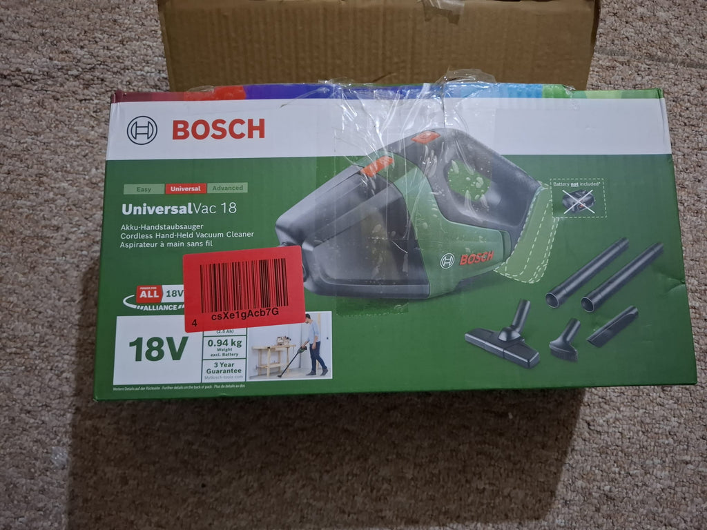 Aspirator de Mana pe Acumulator Bosch UniversalVac 18V Solo