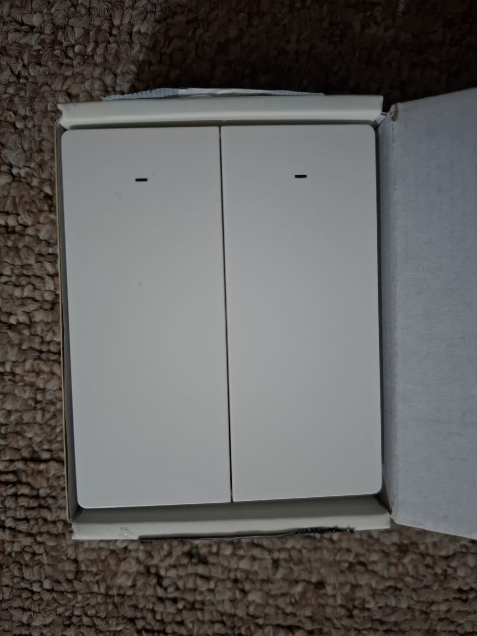 Intrerupator Smart Zigbee Dublu Fara Nul ZBM5-2C-80W Tuya Alexa