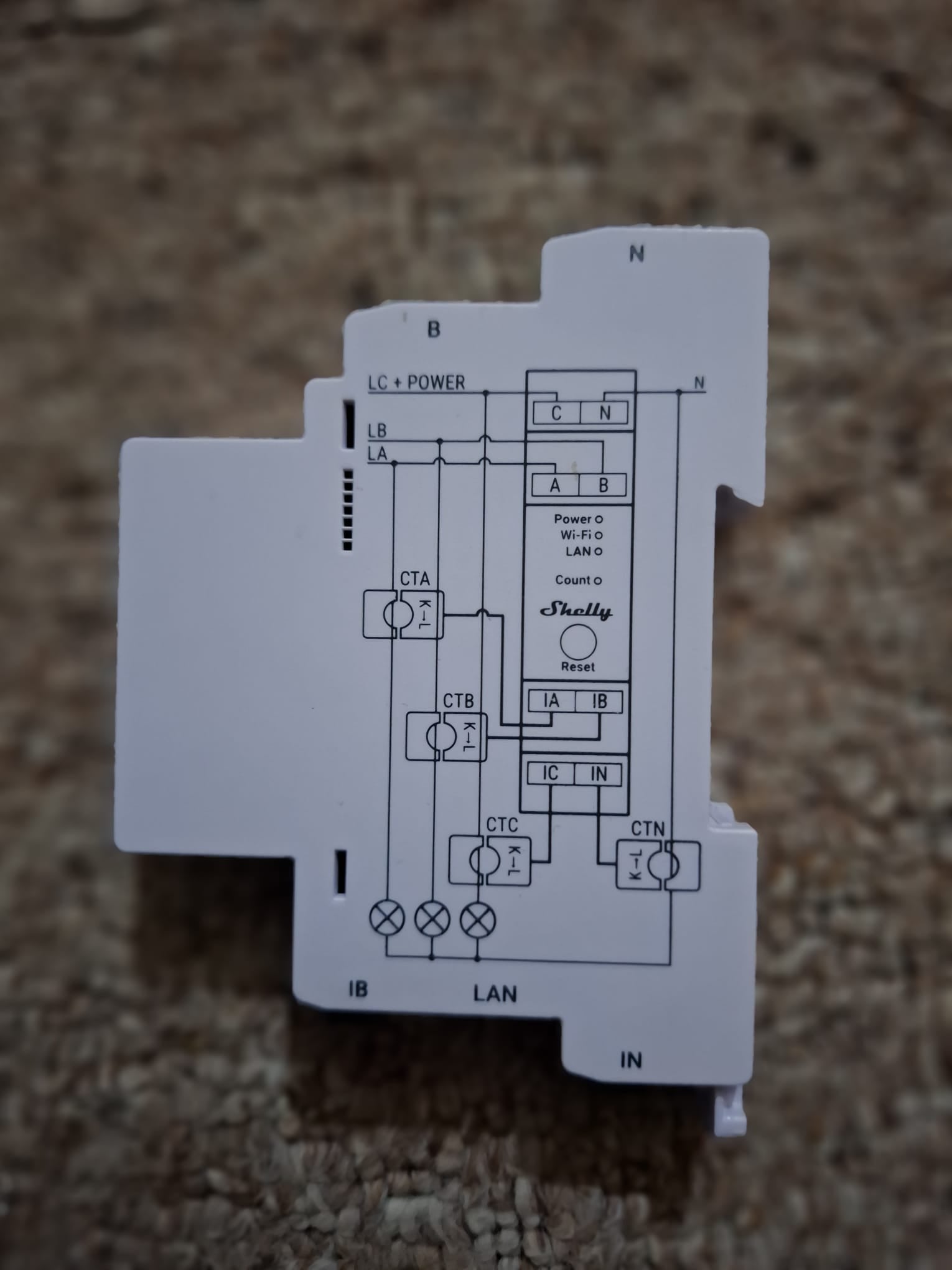 Releu inteligent Shelly Pro 3EM