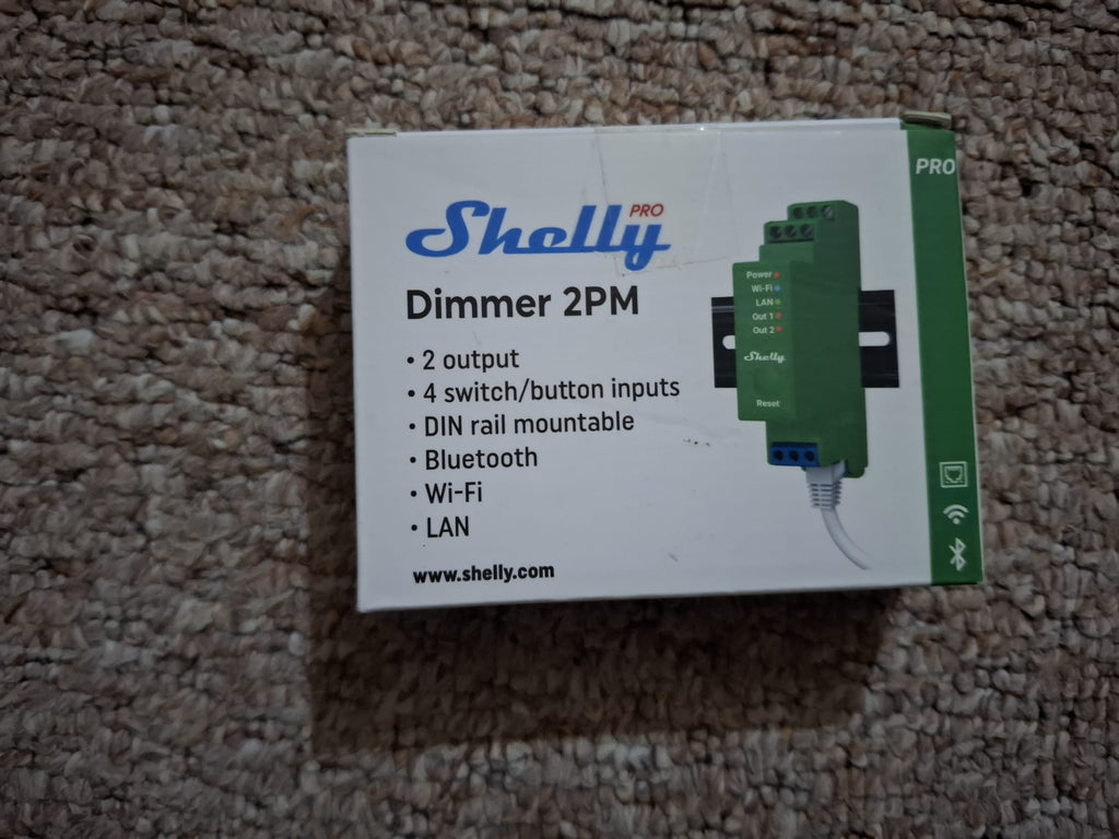 Shelly Pro Dimmer 2PM - Variator de intensitate inteligent