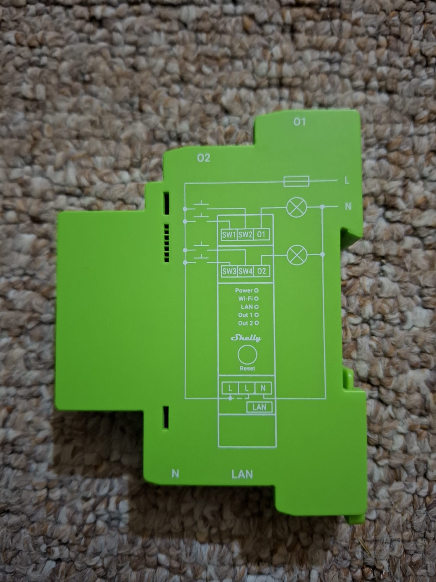 Shelly Pro Dimmer 2PM - Variator de intensitate inteligent