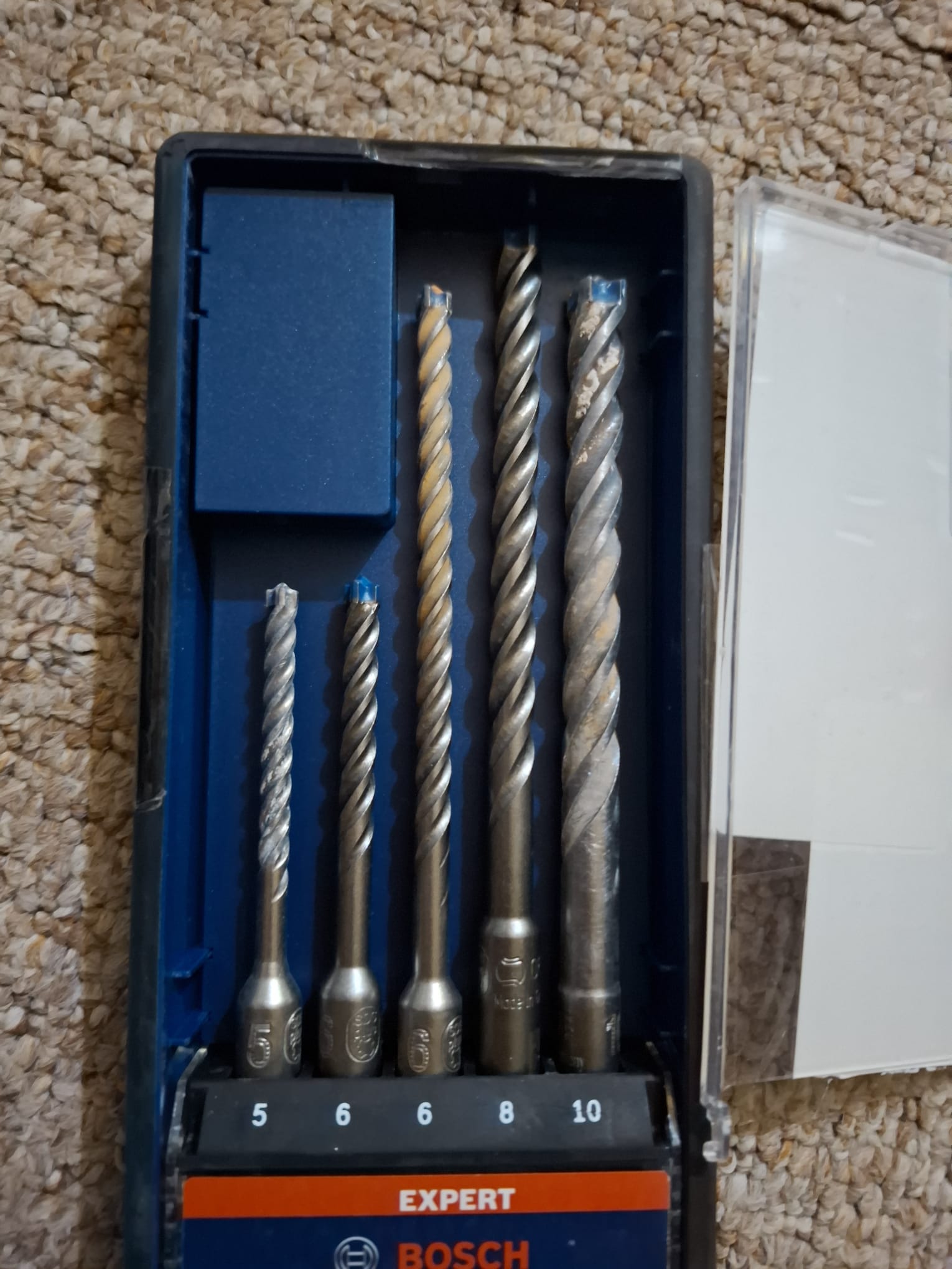 Set burghie rotopercutoare Bosch Professional 5x Expert SDS plus-7X
