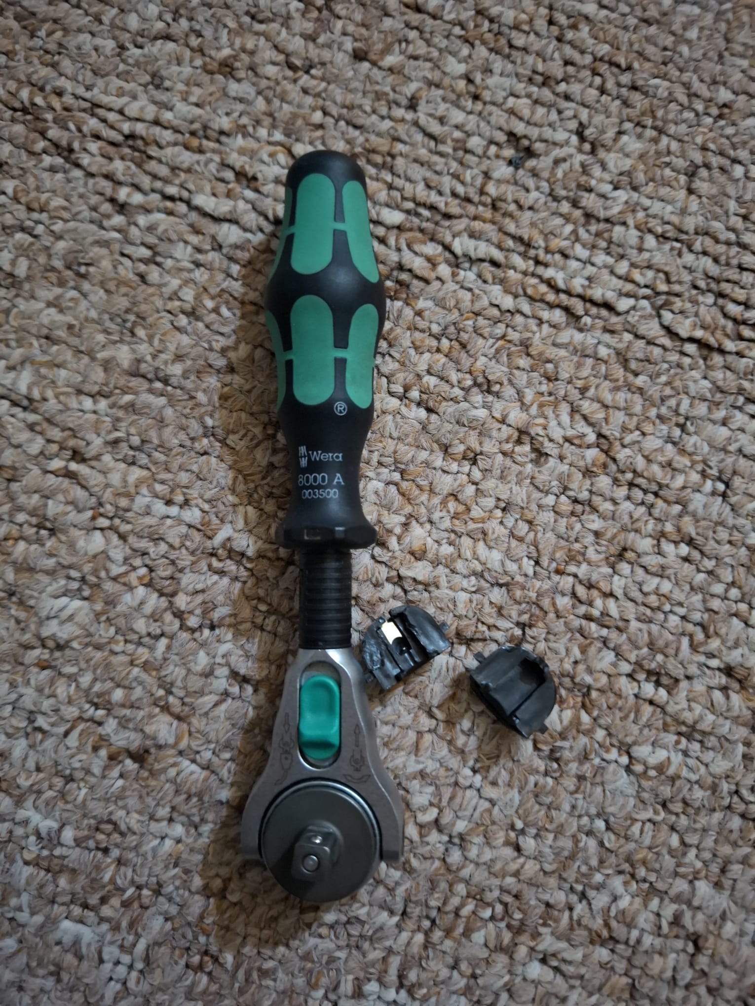 Clichet Wera 8000 A SB Zyklop cu acționare, 1/4 inch x 152 mm, 05073260001