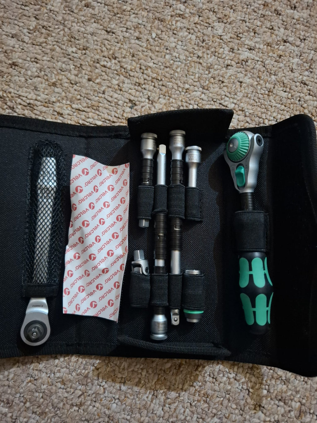Set 8 chei Wera Kraftform Kompakt Zyklop MS1 Metal/Speed 1/4in