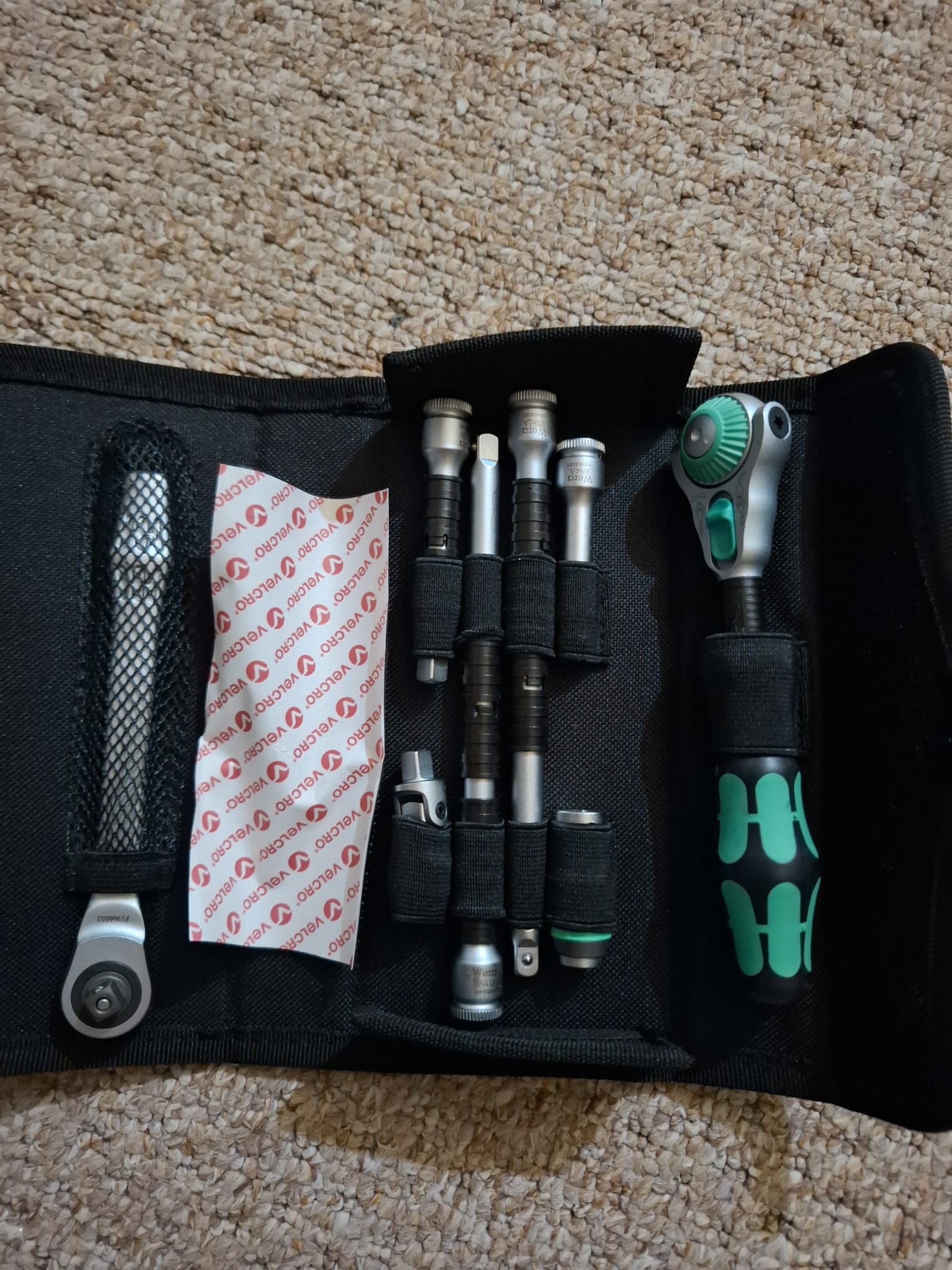Set 8 chei Wera Kraftform Kompakt Zyklop MS1 Metal/Speed 1/4in