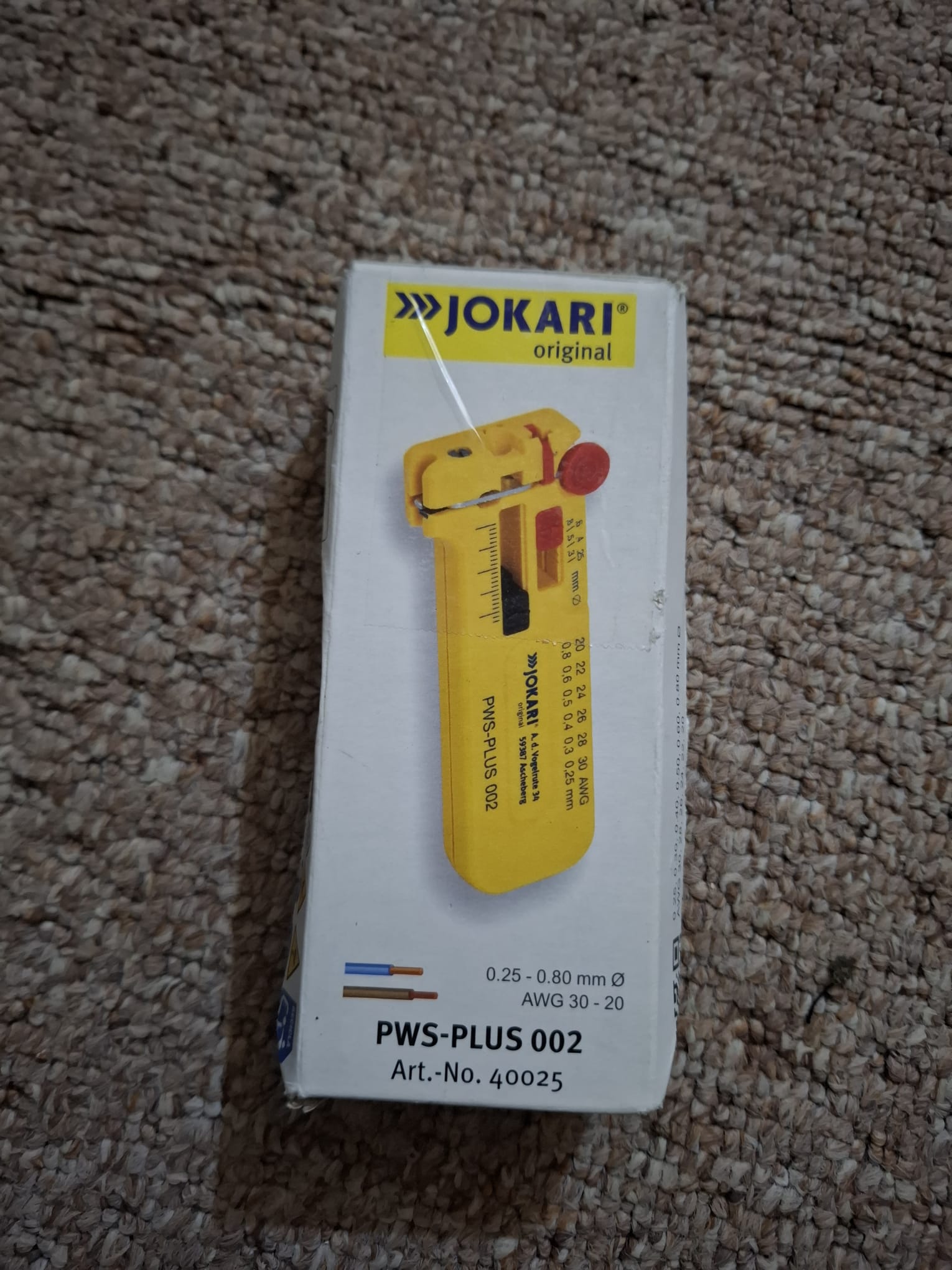 JOKARI Mini-unealtă de precizie pentru dezizolat fire PWS-Plus 002