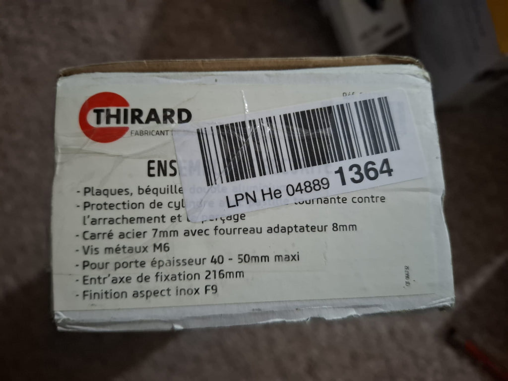 Set de mânere de siguranță Thirard pentru uși de intrare