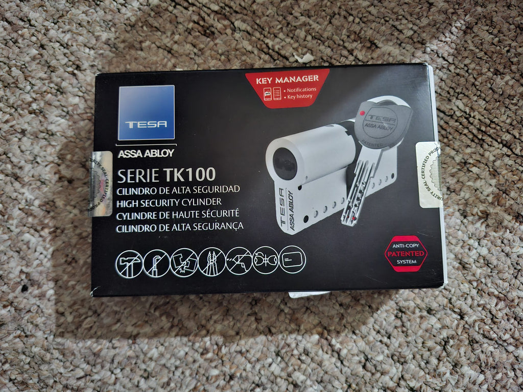 Cilindru de securitate pentru usa Tesa TK100-Nickel Tk-100 30X30 5L.