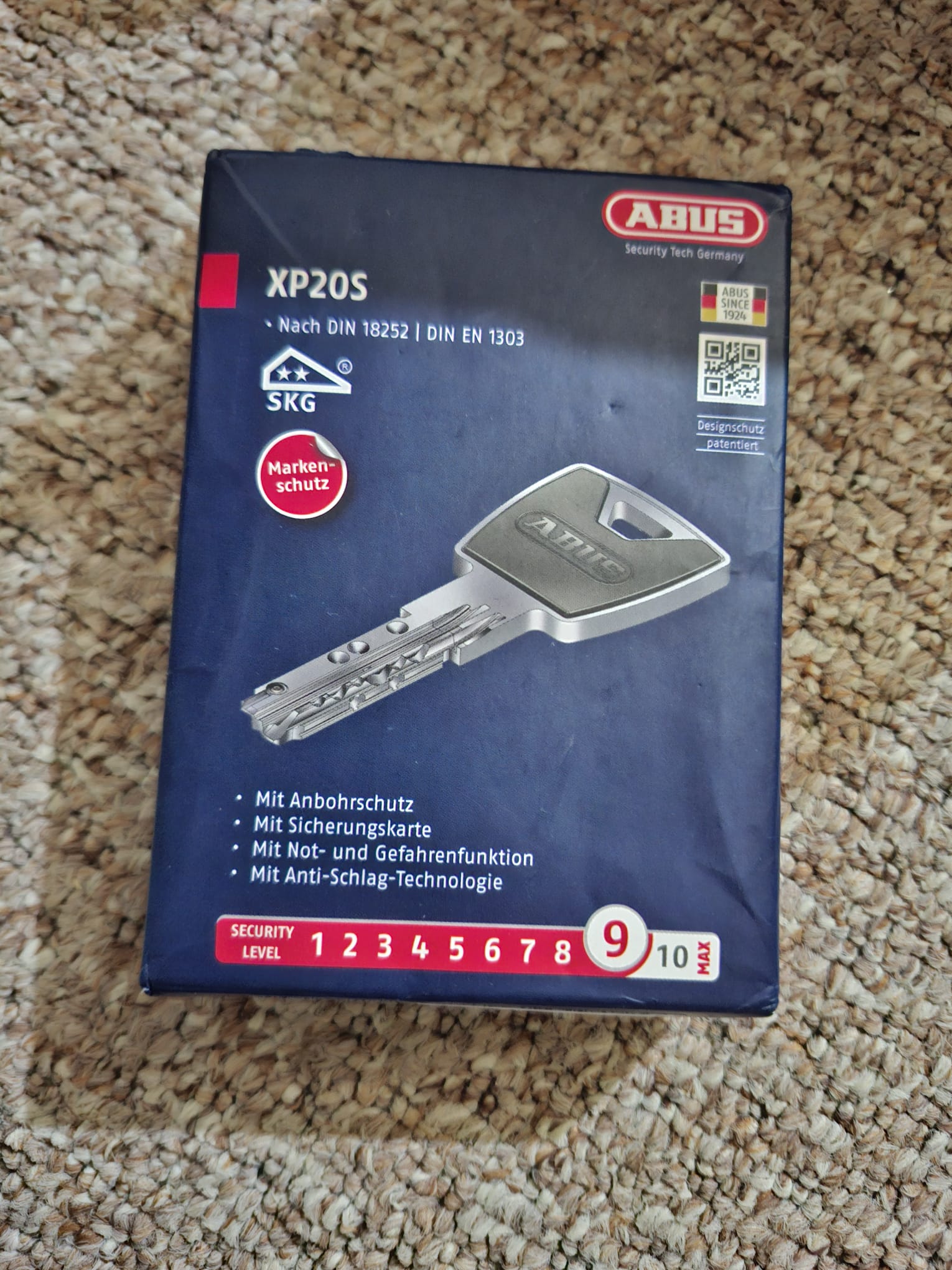 ABUS XP20SN 30/40 - Cilindru siguranță pentru ușă