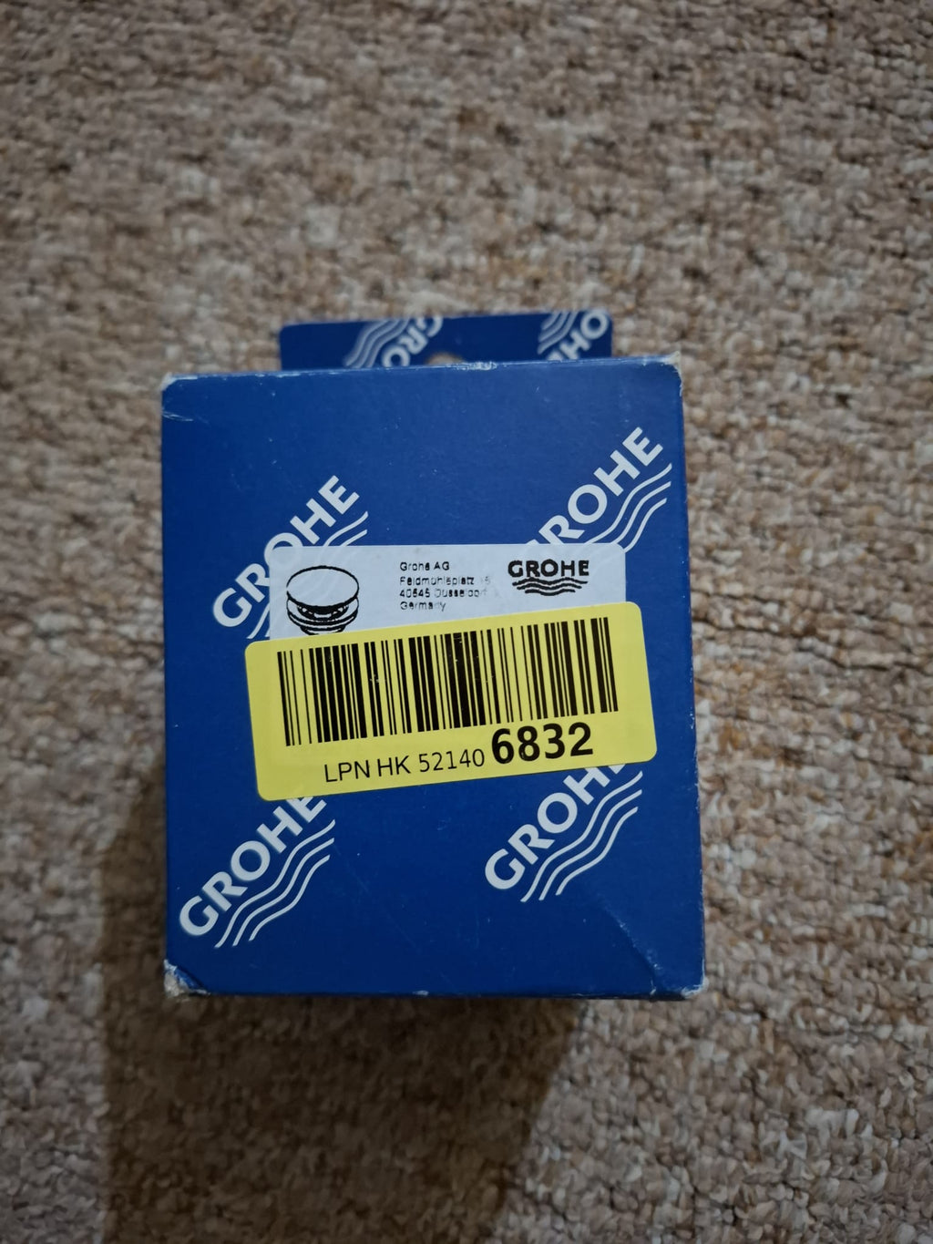 Baterie de scurgere GROHE cu închidere tip push 65807000