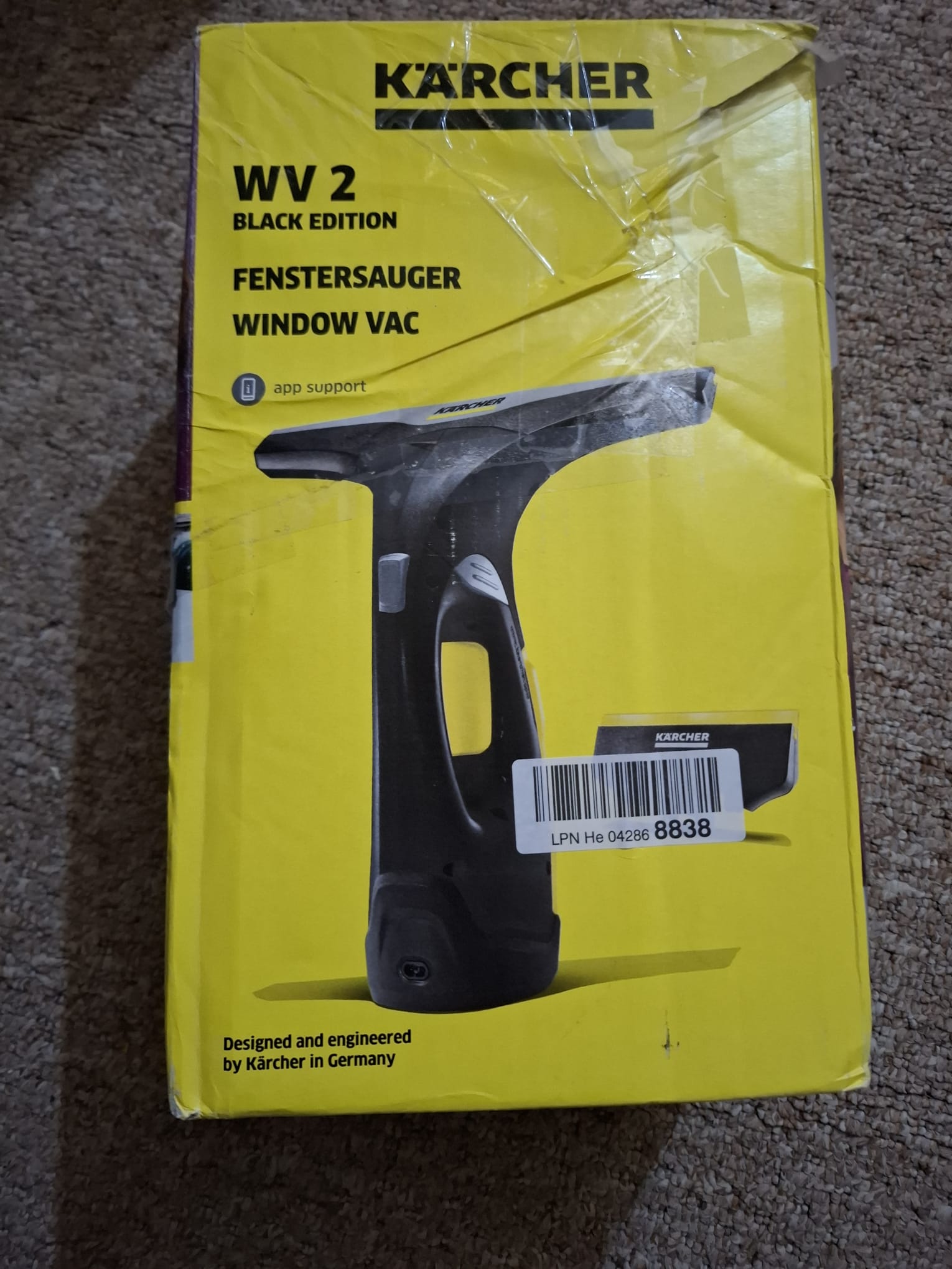 Aspirator de Geamuri Karcher WV 2 Black Edition
