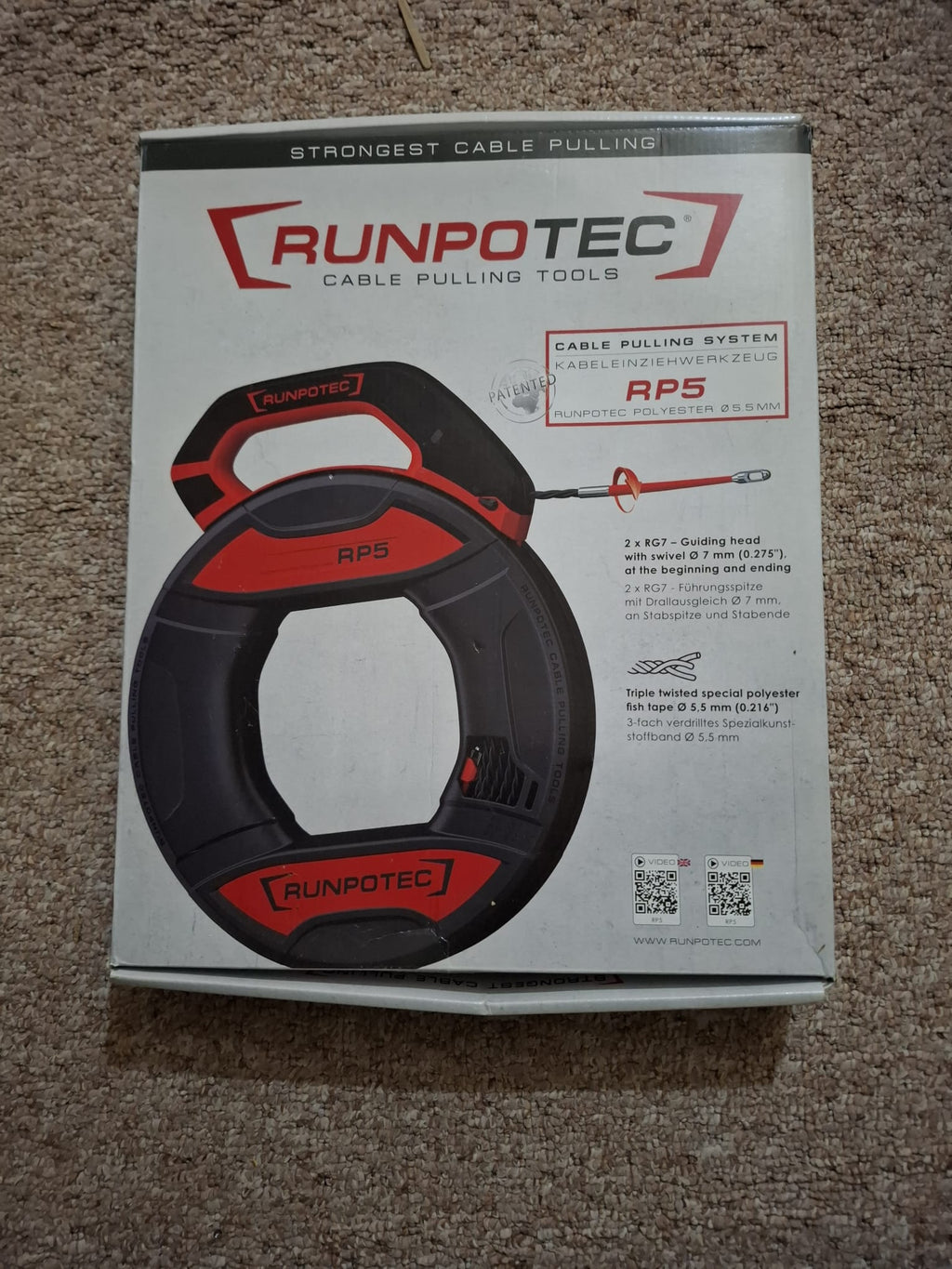 RUNPOTEC - Instrument de tras cablu RP5