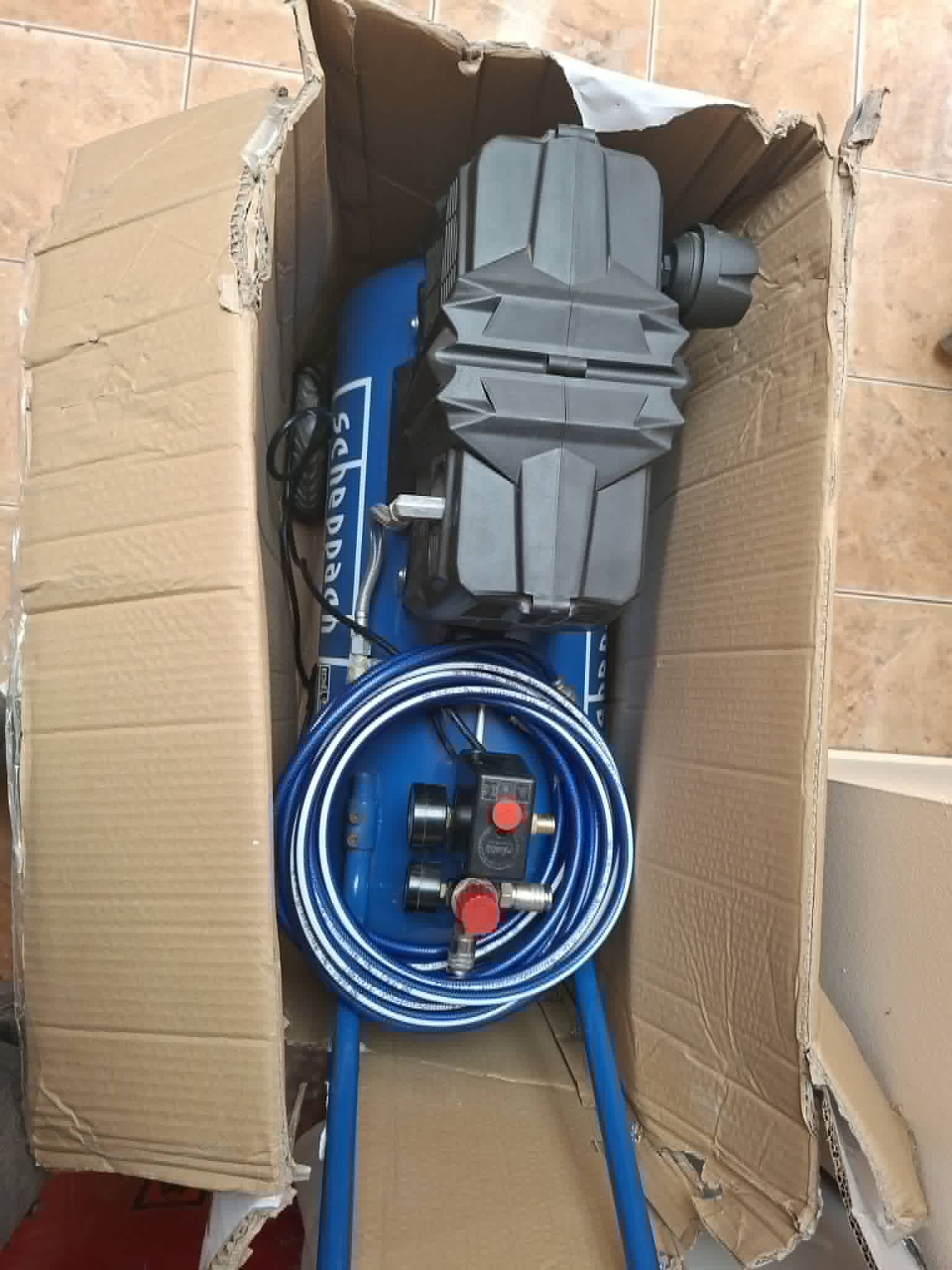 Compresor ultra-silențios Scheppach HC51Si, 50L, Super Silent 60 dB, Fără Ulei