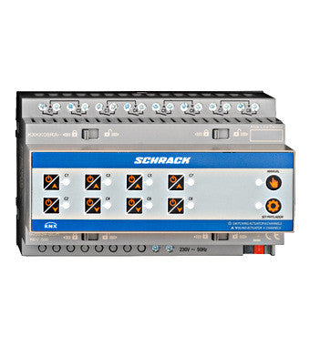 Actuator KNX comutare/jaluzele, 8/4 ieșiri, 16A, 230V c.a. KXKK08RA