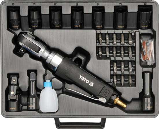 Antrenor pneumatic cu accesorii 1/2" YT-0982