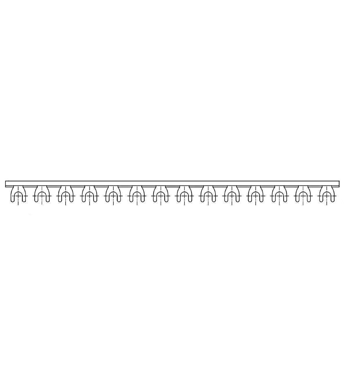Bara colectoare cu contacte furca BSB00141-P