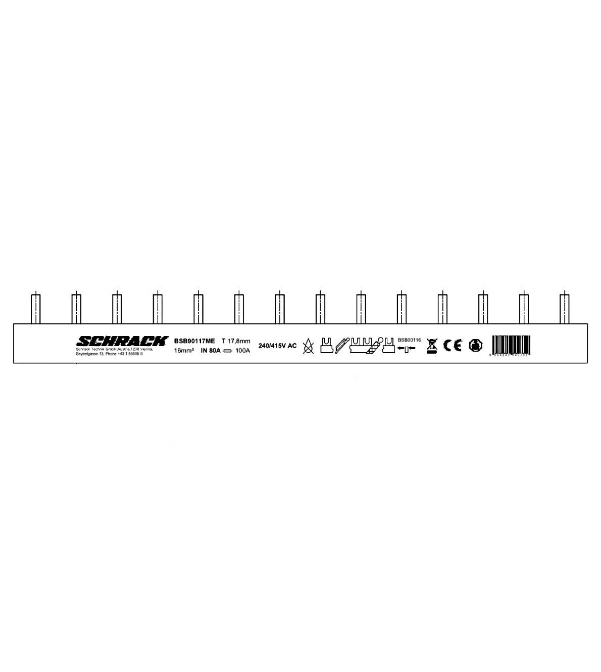 Bara piaptan tip pin 3p BSB90117ME