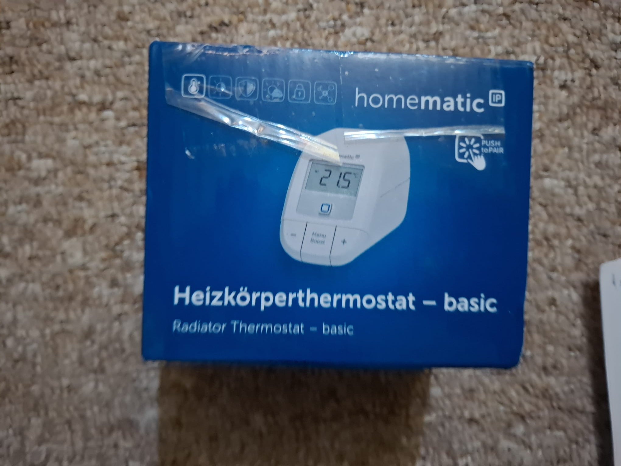 Termostat de calorifer Homematic IP – Basic, Smart Home 153412A3