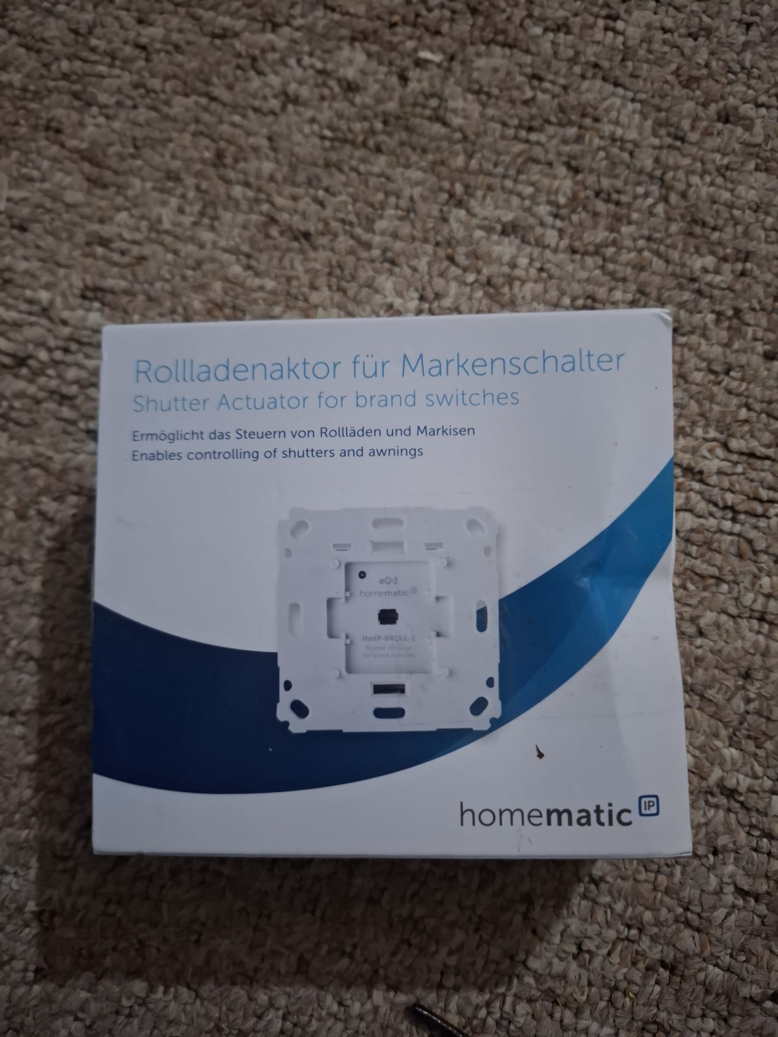Actuator pentru rulouri Homematic IP Smart Home HmIP-BROLL-2