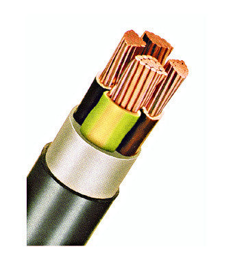 Cablu de energie, PVC, 0,6/1kV E-YY-J* 3 x 1,5 RE negru X100306JEC