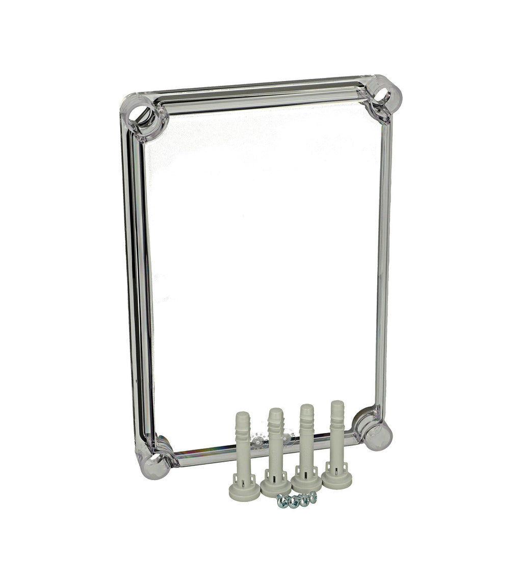 Capac scund transparent cu şuruburi cu cap normal IG700111