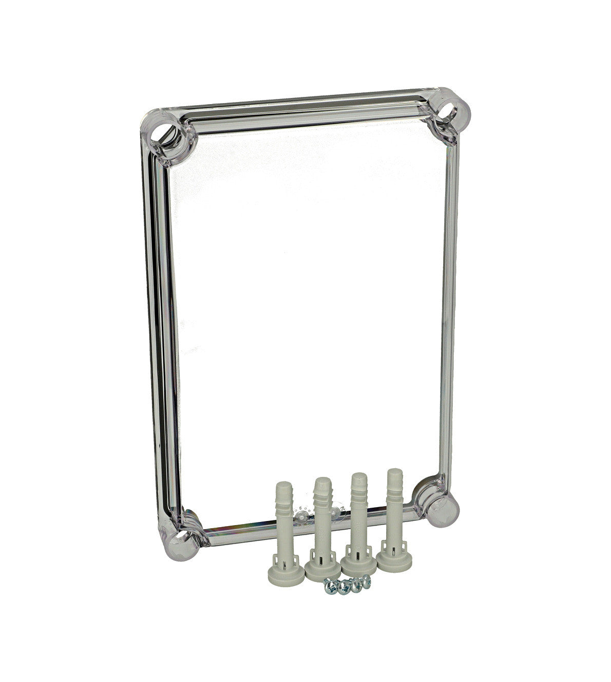 Capac scund transparent cu şuruburi cu cap normal IG700111