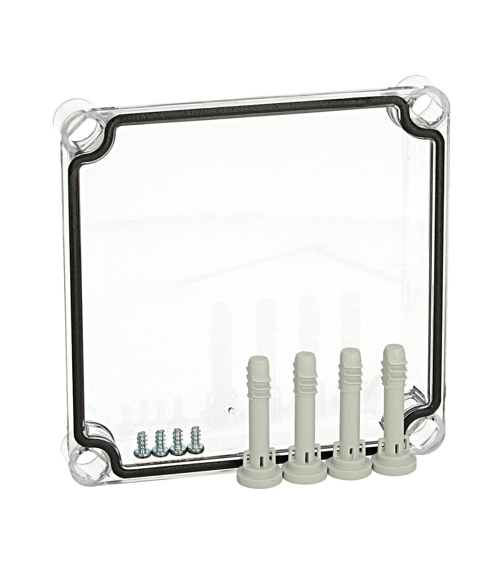 Capac scund transparent cu şuruburi cu cap normal IG700011