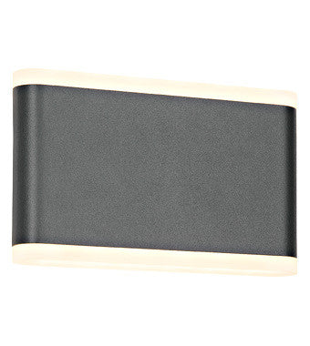 Naos LED Medium Up/Down 13W 650lm 3000K ECG IP54 antracit LIHGWA45