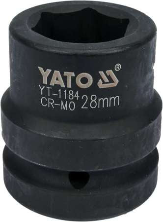 Cheie tubulara hexagonala de impact 1"X28mm YT-1184