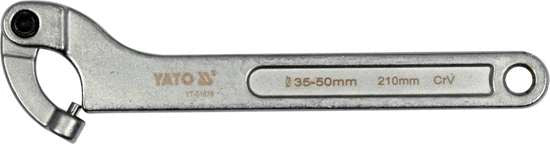 Cheie universala cu carlig, pin rotund, 35-50mm YT-01676