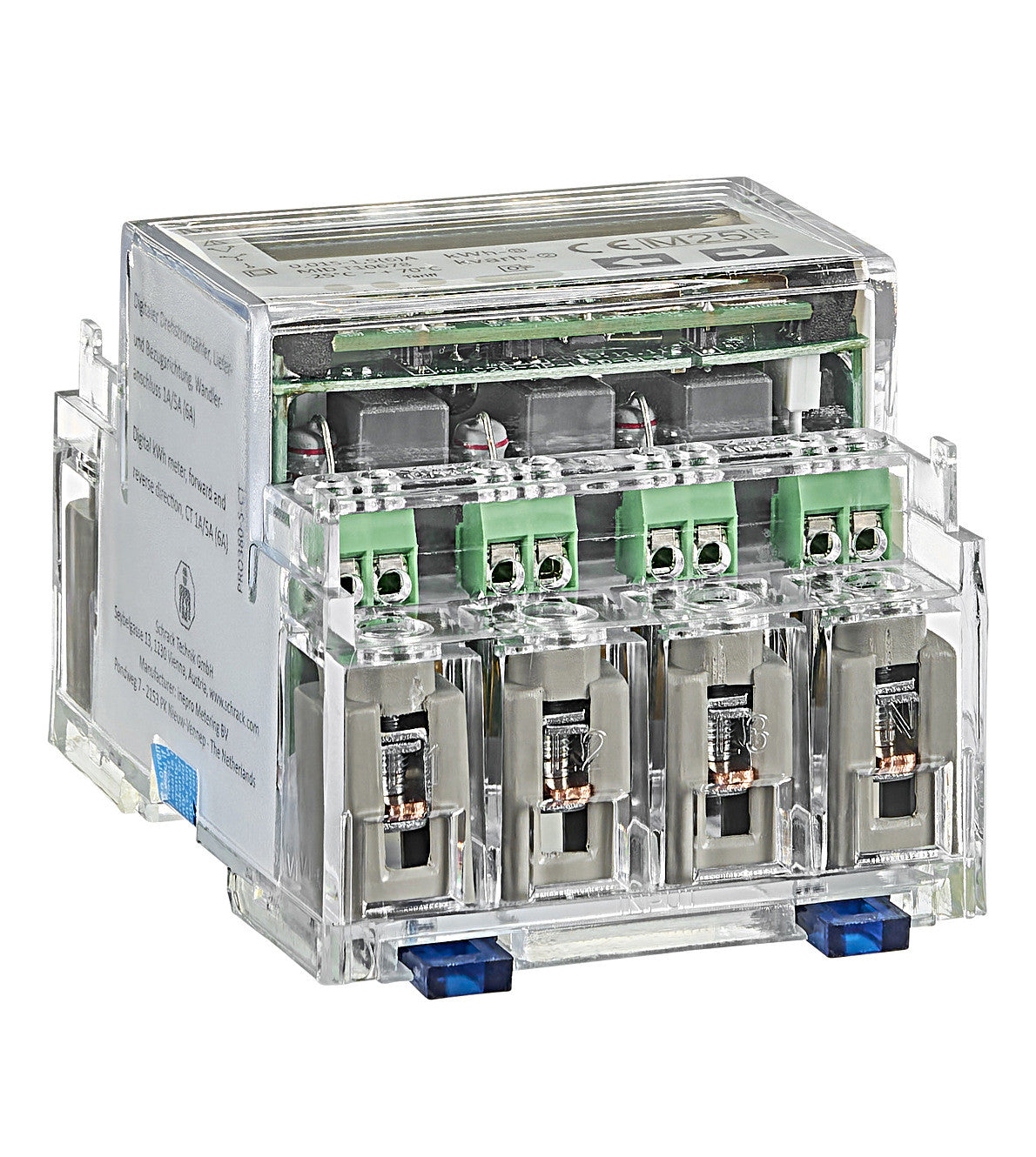 Contor digital de kWh trifazat, X/5A (6A), MID, 1 tarif MGX20006